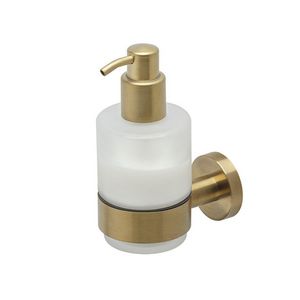 Zeepdispenser 200ml. + houder goud geb. NEMOX BRUSHED GOLD