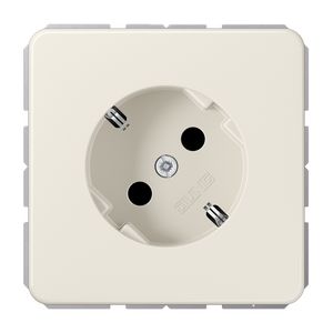 Wandcontactdoos wit 1-voudig met R/A 45gr CD500