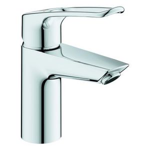 Eurosmart S-size wastafelmengkraan open greep incl. push-open plug 1.1/4" (prof)