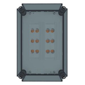 Kast Ci HxB=250x375mm 60mm RM voor 4x D02 MB 160A 3p