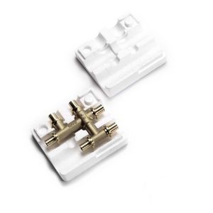 Kruisings T-koppeling verlopend RAUTITAN schuif 16x16x16mm