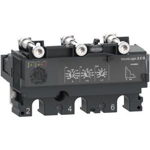 Trip unit NSX100 AC 3P3D 100A 2.2G ComPact