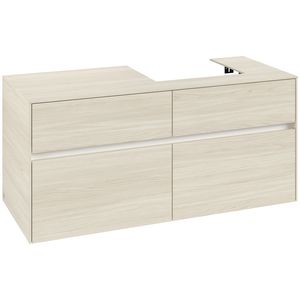 Wastafelonderkast Collaro 1200x548x500mm White Oak C07200AA