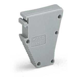 Blindmodule rijgbaar het overslaan van klemmen grijs VVE=25