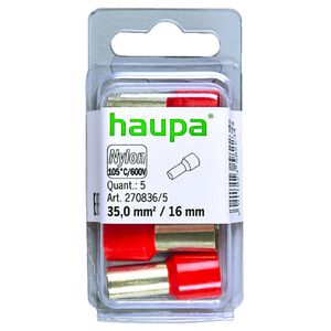 Zak a 5st. Adereindhuls geisoleerd 35/16 rood