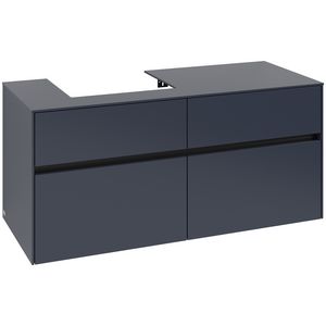Wastafelonderkast Collaro 1200x548x500mm Marine Blue C071B0VQ