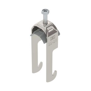 Beugelklem 2056 22-28mm rvs A2 1.4301 blank VVE=50 1187820