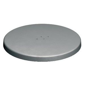 Voet Rond Ø317x29mm Gietijzer Gecoat Grijs OptiLine 45