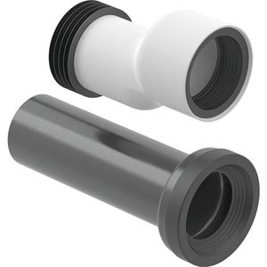 Aansluitset voor staand closet TurboFlush afvoer verticaal