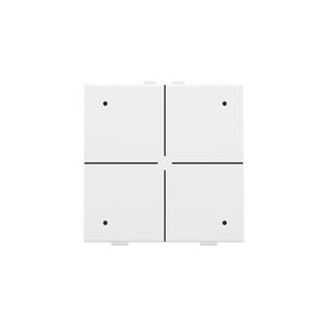 4-voudig drukknop leds/comfortsens. HomeControl white c.