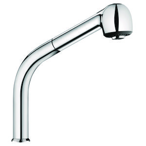 Kolom met uittrekbare sproeier H.200 L.220 draaibaar