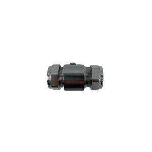 Kogelkraan KIWA met schroefgleuf 22x22mm knel