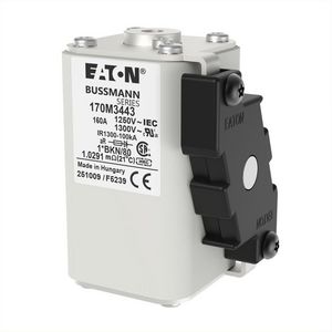 Zekering h. snelheid 160A AC 1250V 100kA compact 1 45 VVE=3