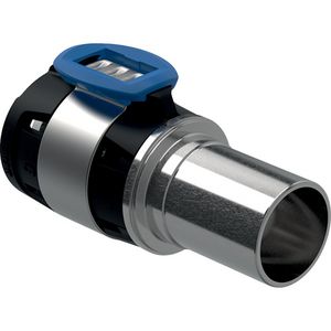 Insteekverloopsok FLOWFIT pers 25x22mm spie-eind rvs