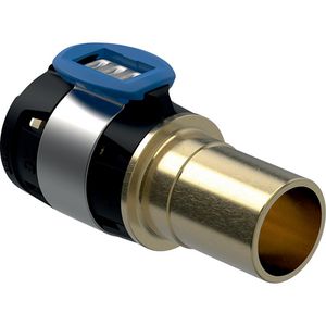 Insteekverloopsok FLOWFIT pers 16x15mm spie-eind brons