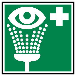 Pictogram oogdouche