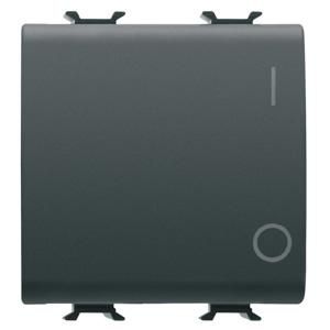 EENWEGSCHAKELAAR 2P 250 Vac-16 AX-NEUTRALE KNOP-SYMBOO VVE=6