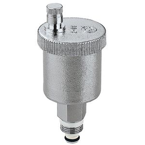 Minical automatische ontluchter + afsluitklep 3/8"bt. chroom