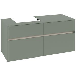 Wastafelonderkast Collaro 1200x548x500mm Soft Green C071B0AF