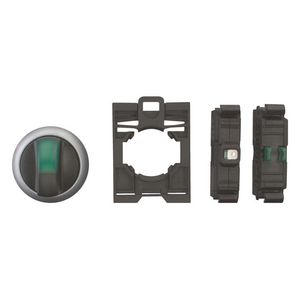 Signaal keuzeschakelaar M22-WRLK-G-K10LED230-BVP