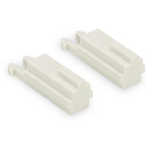 Afsluitelement male stekers 2-delig li.grijs 831-321 VVE=100