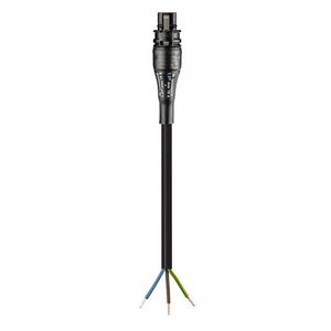 Aansluitsnoer RST20I3 male 0,75mm² 100cm zwart PVC 70°C VVE=75