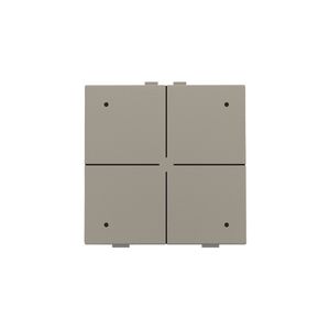 4-voudig drukknop leds/comfortsens. HomeControl bronze