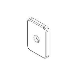 Rozet 55x78x8mm chr 092771005-00