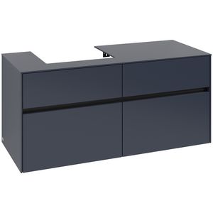 Wastafelonderkast Collaro 1200x548x500mm Marine Blue C07100VQ