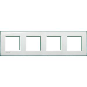 Afdekraam rechthoekig aquamarine 4x2 mod. Livinglight