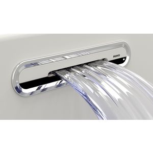 Ligbad Desire Corner links 184x84cm wit glans incl. badpoten + sifon + inlaat FALL