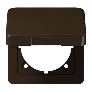 Klapdeksel CD500 bruin slagvast