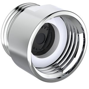 Shower outlet flow limiter 6lpm chrome