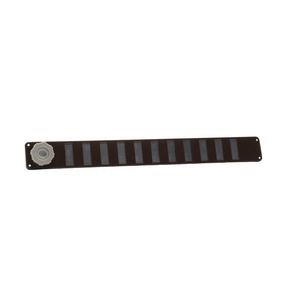 ALU schuifrooster+gaas 370x40mm bruin