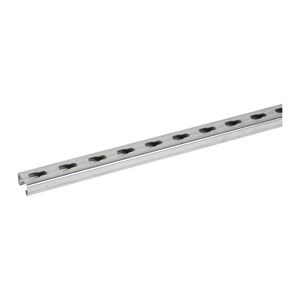 Lengte a 2m. Profiel R41x21x1,5 geperforeerd Thvz