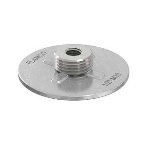 Bevestigingsplaat  / grondplaat FlamcoFix GP 1/2"bu.dr. M10 bi.dr. zonder slobgat Ø66mm  VVE=50
