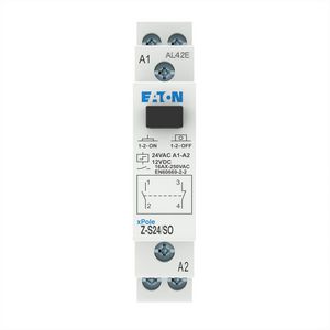 Impulsrelais Z-S24/SO-24 VAC/12 VDC-16A-1M 1V contact-1TE