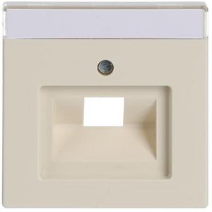 Centraalplaat afd v datadoos 1 x RJ45 s-ivoorwit