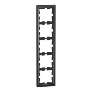 Afdekraam D-Life 5-voudig Glas Zwart Systeem D