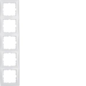 Afdekraam 5-v berker S.1 polar wit glans