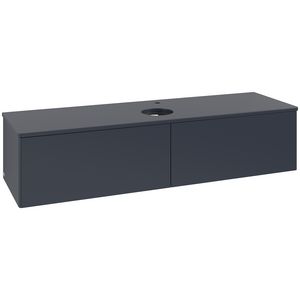 Wastafelonderkast Antao 1600x360x500mm Mid.Blue Matt Lacquer L36050HG