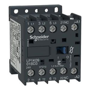 Contactor 3M HC 1V AC-3<=440V 12A Stuurspanning 24V K
