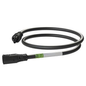 Koppelsnoer AW 7m 3G2,5 zwart Eca VVE=10