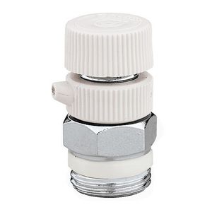 Handbediende ontluchter verdraaibare aftap met PTFE 1/4"bt.