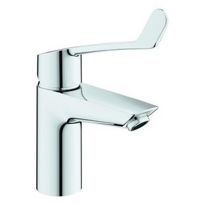 Eurosmart S-size wastafelmengkraan lange greep incl. push-open plug 1.1/4" (prof)