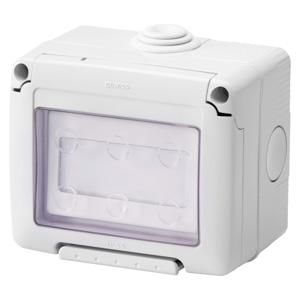 WATERDICHTE KAST COMPLEET+SYSTEM APPARATEN-MET DRUKKNO VVE=2