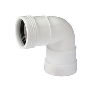 Wafix PP manchet bocht 88° 40mm wit