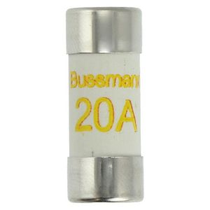 Zekering laagspanning 20A AC 240V BS1361 11x26mm BS VVE=10
