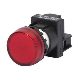 RONDE VERLICHTE INDICATOR LAMP ROOD-230 V-LAMPBEVESTIGIN