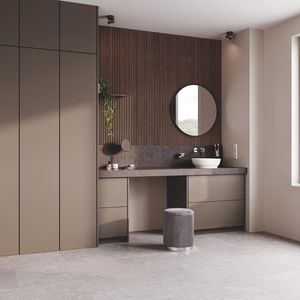Afbouwdeel Essence L-size 2-gats wandmengkraan 1-hendel 230mm chroom (prof)